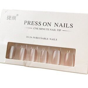 Nude Blush Pink CAT EYE Press-On Nails